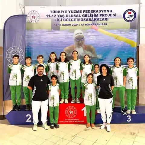 Denizli Yüzücüleri Bölge Şampiyonu!